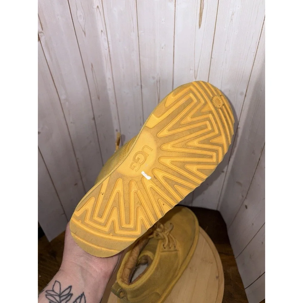 UGG Kids' Neumel II‎ chukka boots in a bright yellow color Size Youth 3